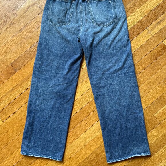 rag & bone Size S Miramar Wide Leg Terry Sweatpant Jeans (Lenox) - Picture 5 of 9